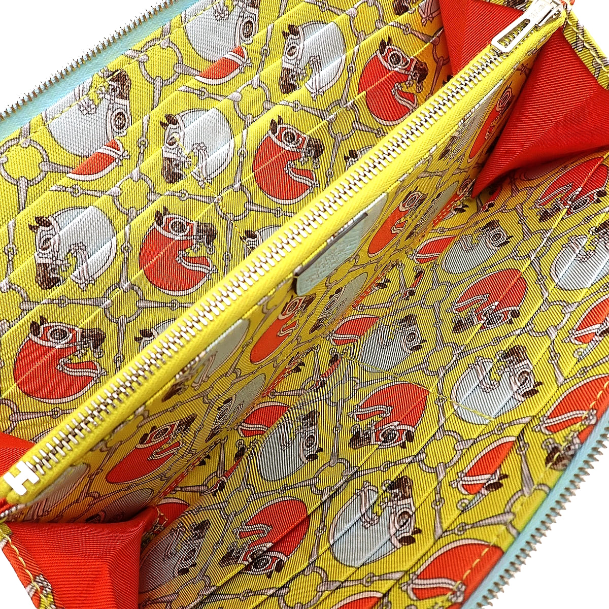 アザップロング シルクイン ヴォーエプソン ブルーゼフィール シルバー金具 A刻印