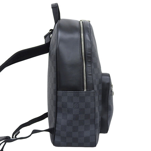 Damier Graphite Josh NV, Damier Graphite canvas, black and grey, N40365, backpack, everyday use, shoulder bag.
