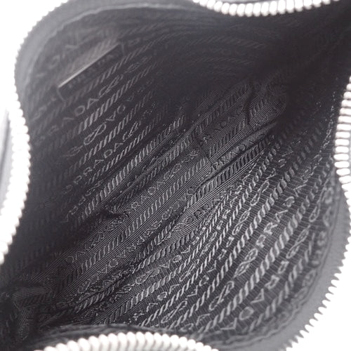 Re-Edition 2005 Re-Nylon Mini Bag, saffiano leather and nylon, black, 1NE204_R064_F0002 (currently available as of December 2023), shoulder bag, Re-Edition.