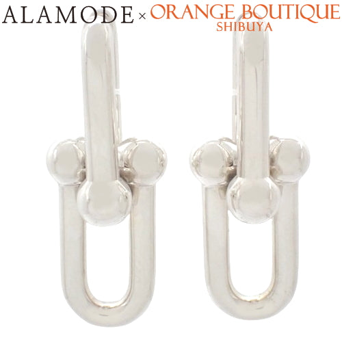 ハードウェア ラージ リンク ピアス シルバー SV925 アクセサリー ジュエリー