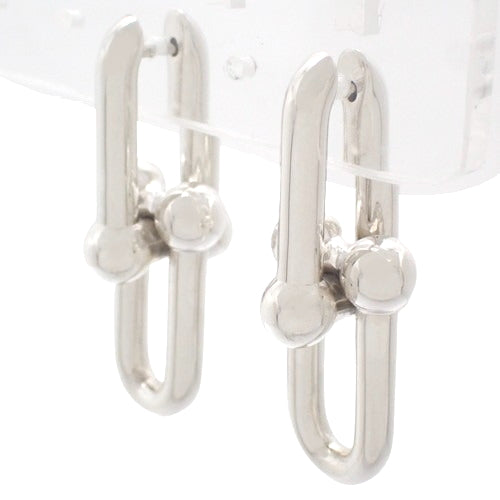 ハードウェア ラージ リンク ピアス シルバー SV925 アクセサリー ジュエリー