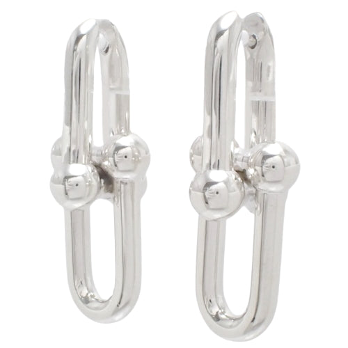 ハードウェア ラージ リンク ピアス シルバー SV925 アクセサリー ジュエリー