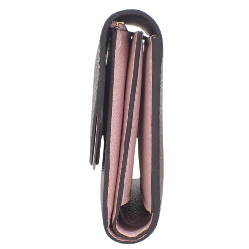 Monogram Ariane Portefeuille Tri-fold Wallet, Mini Wallet, Small Accessory, Monogram Canvas, Rose Ballerine, M62037