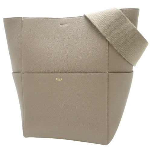 Sangle Bucket Medium Shoulder Bag Leather