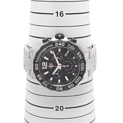 Formula 1 CAZ1010.BA0842 (current as of March 2024) Stainless Steel Quartz Chronograph Watch, Black and Silver, Purchased September 2016, with Warranty.