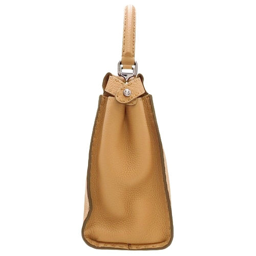 Fendi Selleria Peekaboo Regular Calfskin Bag, Brown, 8BN290 Q0J F0E8L, 2-way shoulder bag/crossbody bag.
