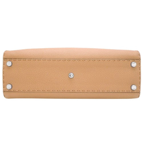 Fendi Selleria Peekaboo Regular Calfskin Bag, Brown, 8BN290 Q0J F0E8L, 2-way shoulder bag/crossbody bag.