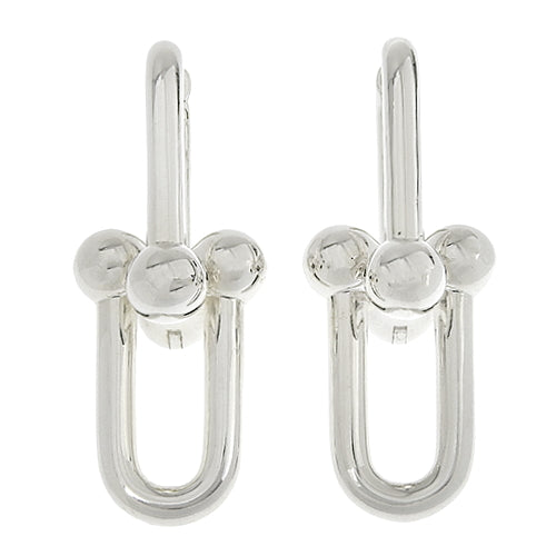 Extra Large Link Earrings, Silver SV925, Accessory, Jewelry