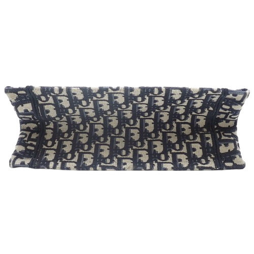 Dior Book Tote bag, small, canvas, navy and beige, M1265ZRIW_M828 (currently available as of May 2024), handbag, Trotter, Dior Oblique embroidery.