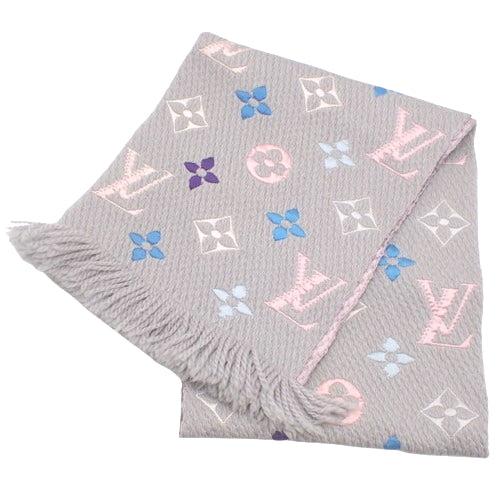 Monogram Echarpe Logomania 彩虹服饰时尚配饰羊毛丝绸 M75874