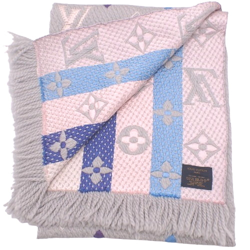 Monogram Echarpe Logomania 彩虹服饰时尚配饰羊毛丝绸 M75874