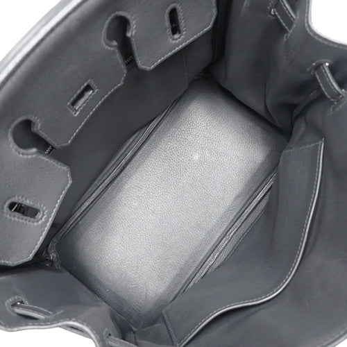 Birkin 25 Swift, Palladium hardware, Graphite, Silver hardware, □L stamp