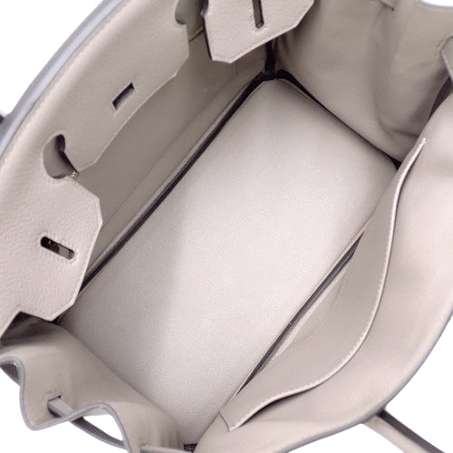 Birkin 30, Trionne Noby, Toile de Touilleur Grey, Gold Hardware, Y stamp.