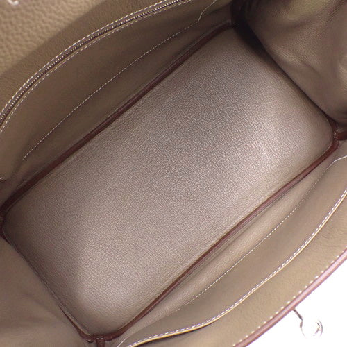 バーキン 30 トゴ パラジウム金具 エトープ/エトゥープ シルバー金具 Z刻印