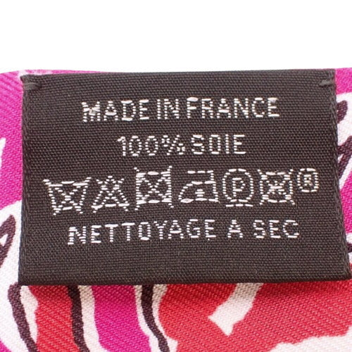 Chevaux En Liberte (Horses in Freedom) Twilly, Apparel, Fashion Accessories, Bag Accessories, Silk, Rose Indian Rouge