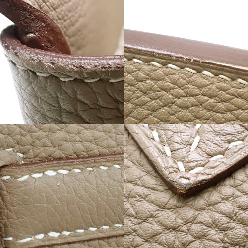 バーキン 30 トゴ パラジウム金具 エトープ/エトゥープ シルバー金具 C刻印