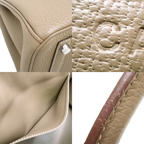 バーキン 30 トゴ パラジウム金具 エトープ/エトゥープ シルバー金具 C刻印