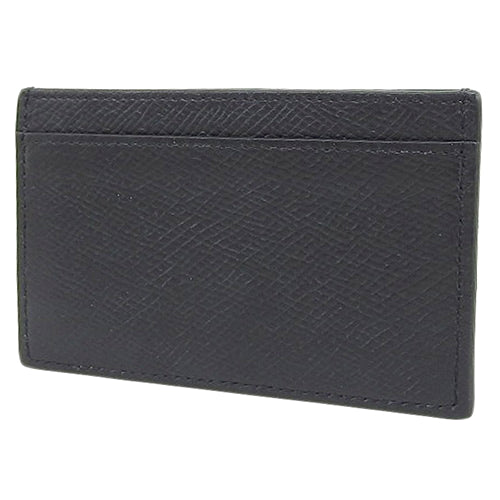 Card holder, grain calf leather, black, 10B703BEL.38SI (currently available as of December 2024), business card holder, pass case, ID holder, logo.