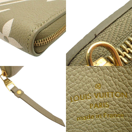 Monogram Empreinte Zippy Coin Purse, Round Zip Mini Wallet, Card Case, Compact Wallet, Monogram Empreinte M82448