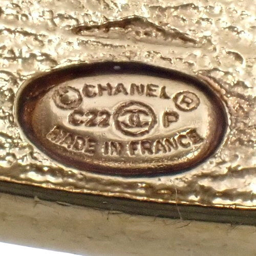 Coco Mark Rhinestone Bangle, Metal (GP) Accessory Jewelry