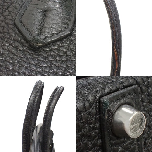 バーキン 25 トゴ パラジウム金具 ブラック シルバー金具 □L刻印