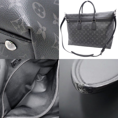Monogram Eclipse Apollo All-Day Monogram Eclipse Black Gray M43187 2-Way Shoulder Bag, Handbag, Crossbody Business Bag
