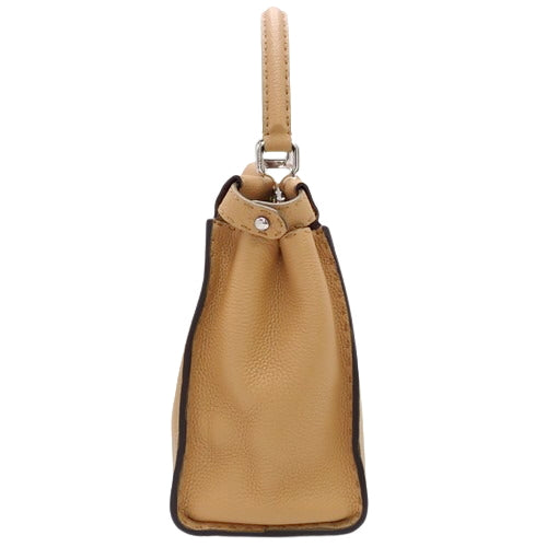 Celine Peekaboo Regular Leather Bag, Brown, 8BN290 Q0J F0E8L, 2-way shoulder bag (can be carried on the shoulder or crossbody).