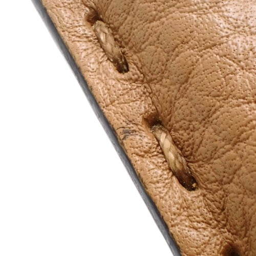 Celine Peekaboo Regular Leather Bag, Brown, 8BN290 Q0J F0E8L, 2-way shoulder bag (can be carried on the shoulder or crossbody).