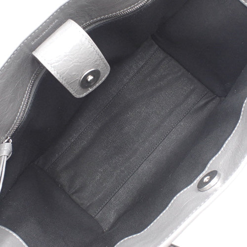 Neoclassical M Upside Down Leather Gray 702502 2-Way Shoulder Bag