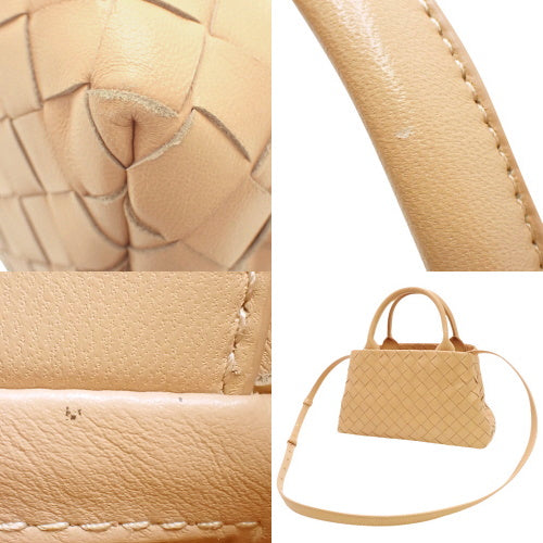 Intrecciato 2-Way Mini Handbag Leather 607326