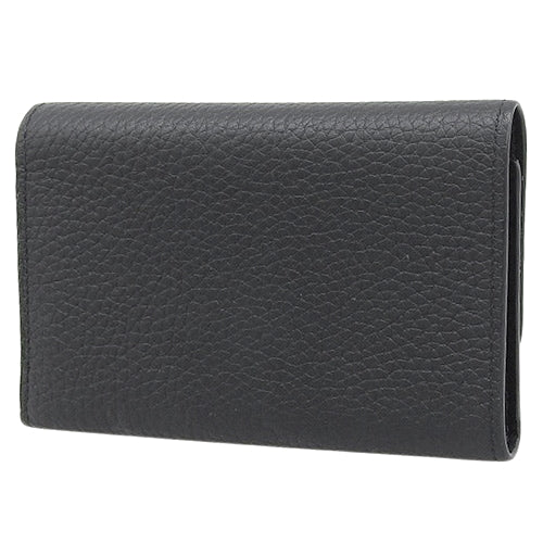 Portefeuille Capucines Compact Tri-fold Wallet in Taurillon Leather, Noir, M82764 (Current as of December 2024)