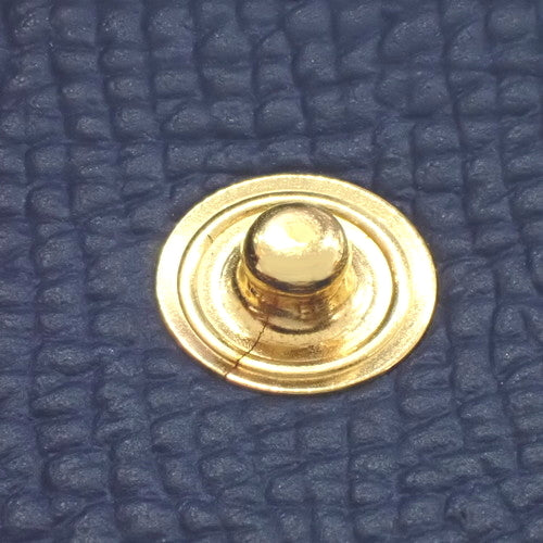 Be'an Mini, Epsom calfskin, Blue Navy, gold hardware, W stamp.