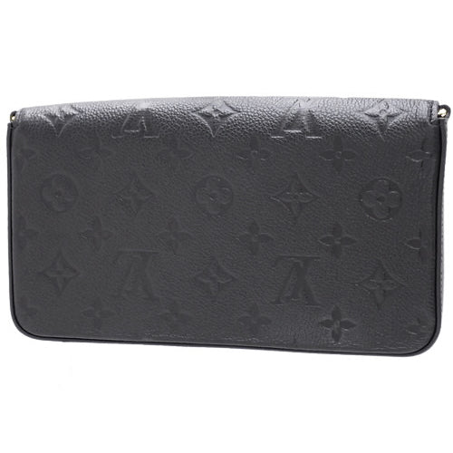 Monogram Empreinte Pochette Felicie Chain Wallet Shoulder Bag, Monogram Empreinte Noir, M82477 (current as of December 2024)