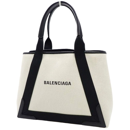 Navy Medium Cabas Cotton Calf Off-White Black 5812922HH3N9260 Tote Bag Navy Cabas M