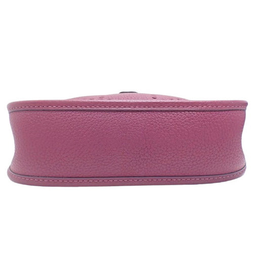 Evelyn TPM Shoulder/Crossbody Pochette, Palladium Hardware, Taurillon Maurice, Anemone/Blue Marine, Y Stamp