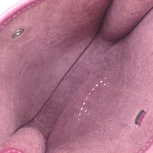 Evelyn TPM 肩背包/斜挎包,钯金金属配件,Taurillon Maurice 手拿包,银莲花色/海军蓝,Y 形印章