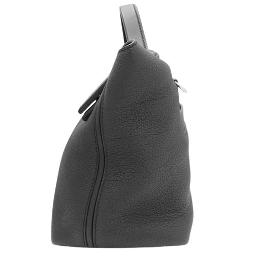 Sac 24h29, Togo Swift, Palladium hardware, Black, Silver hardware, Z stamp.