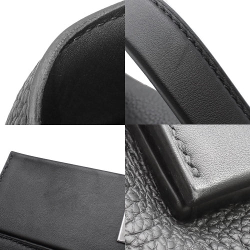 Sac 24h29, Togo Swift, Palladium hardware, Black, Silver hardware, Z stamp.