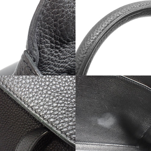 Kelly 32 (inner-stitched) Togo leather, black, gold hardware, □O stamp.