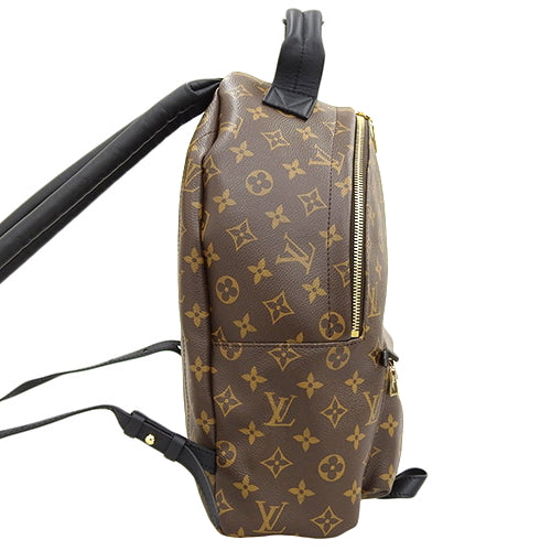 Monogram Palm Springs Backpack MM, Monogram Canvas, Brown, Black, M44874 (currently in production as of January 2024), shoulder bag, backpack.