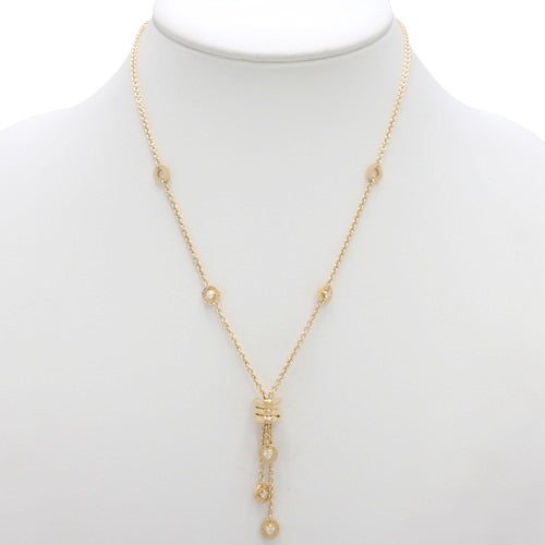 ビー・ゼロワン エレメント ダイヤモンド ネックレス ダイヤモンド イエローゴールド K18YG アクセサリー ジュエリー 10PD