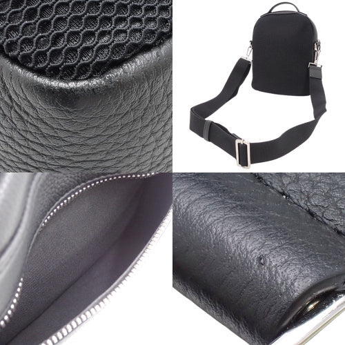 アトリエ ショルダーバッグ レザー ブラック 1ATPO077 肩掛け 斜め掛け ディオールオム クロスボディ