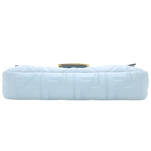 MAMMA BUCKET Leather Light Blue 8BR600 2-way Shoulder Bag (FF)