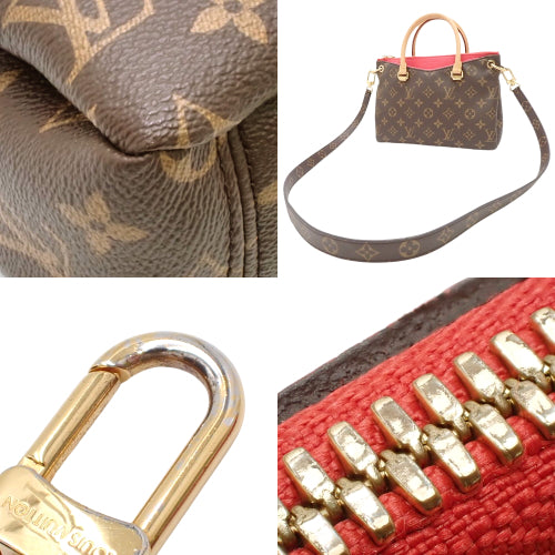 Monogram Palas BB, Monogram Canvas, Brown, Red, M41241, Shoulder Bag, 2-Way, Shoulder Carry, Crossbody