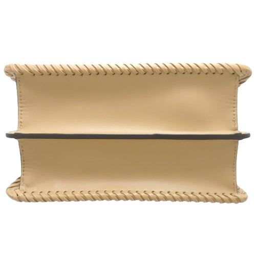 Peekaboo ISeeU Mini, Nappa Leather, Brown, 8BN335ANX8F1C6L, Woven Shoulder Bag