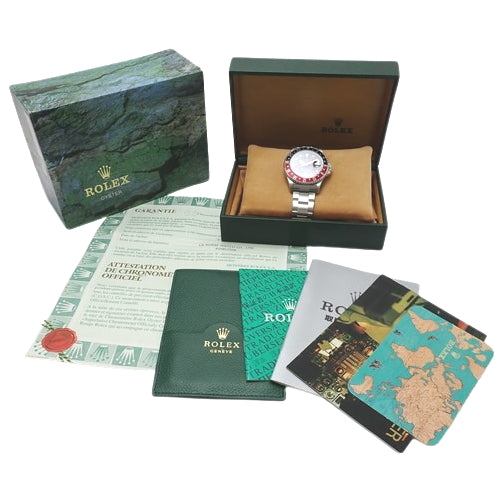 【保証書付】16710 GMTマスター2 SS A番(1998年~1999年) 自動巻き 2000年6月購入 ブラック シルバー