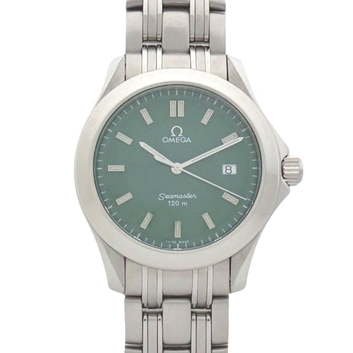 Seamaster 120m 2511.72 SS Quartz Green Silver