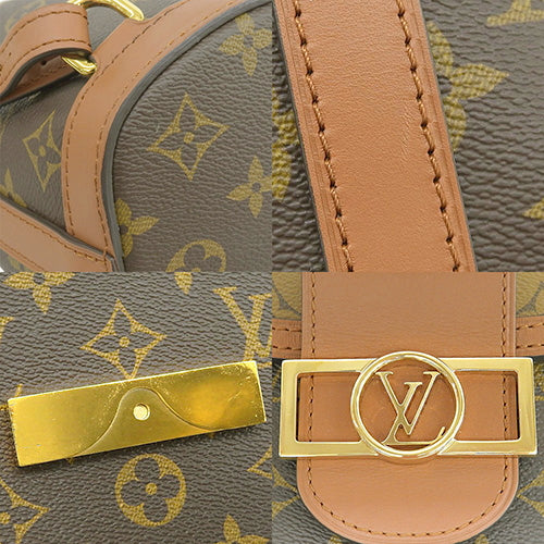 Monogram Dauphine Backpack, Monogram Canvas, Monogram Reverse, Brown, M45142, Backpack, Shoulder Bag