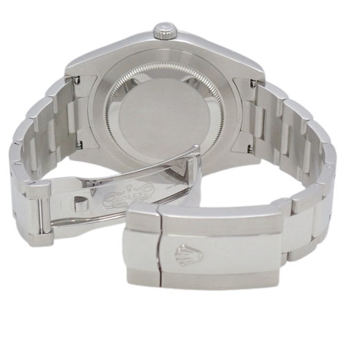 【保証書付】116334 デイトジャスト 41mm V番(2009年) 自動巻き オイスターブレス 2009年10月購入 ホワイト シルバー