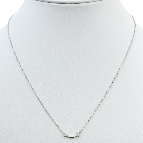 Smile Pendant, Mini, White Gold (K18WG), Accessory, Jewelry